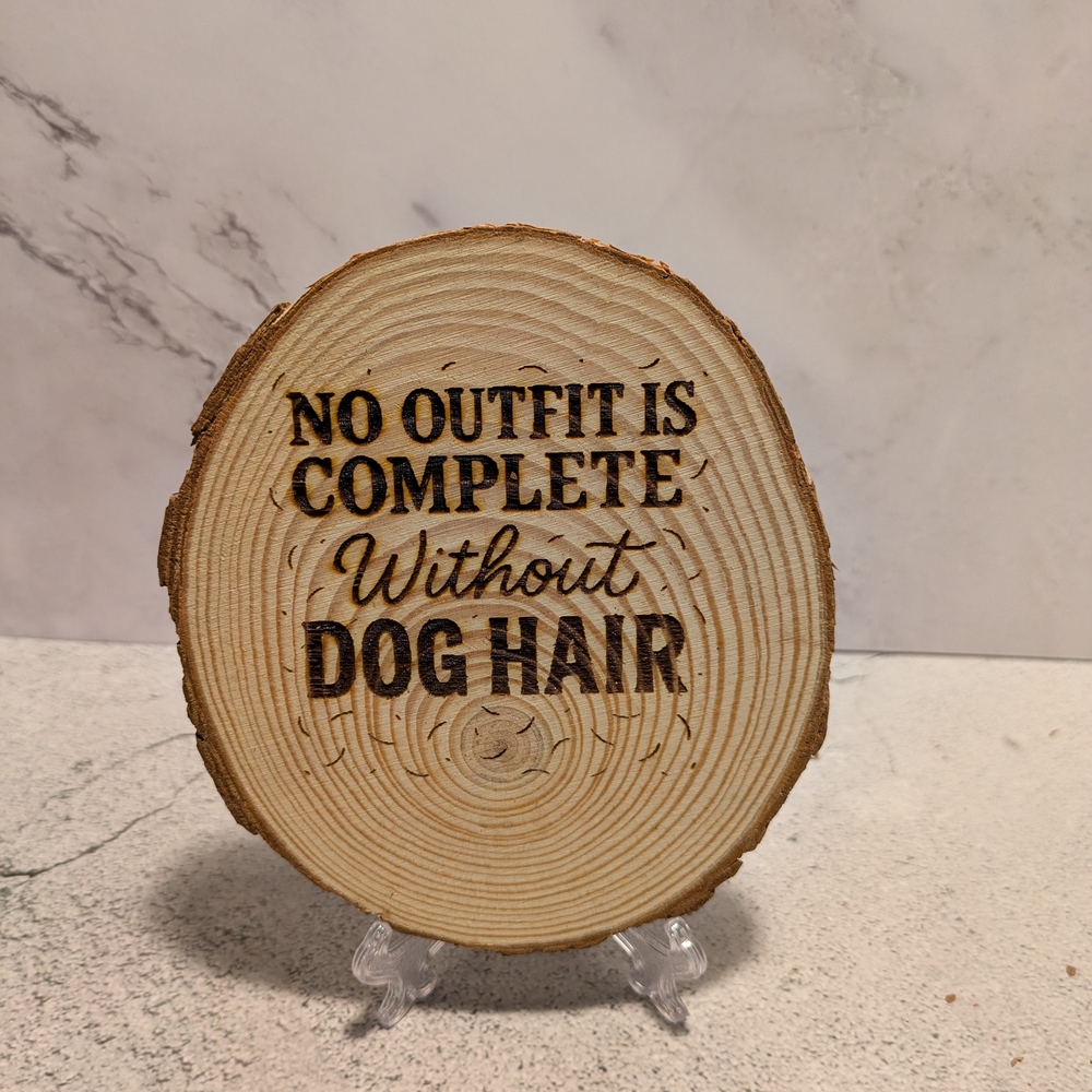 Brown Dog Hair Coaster